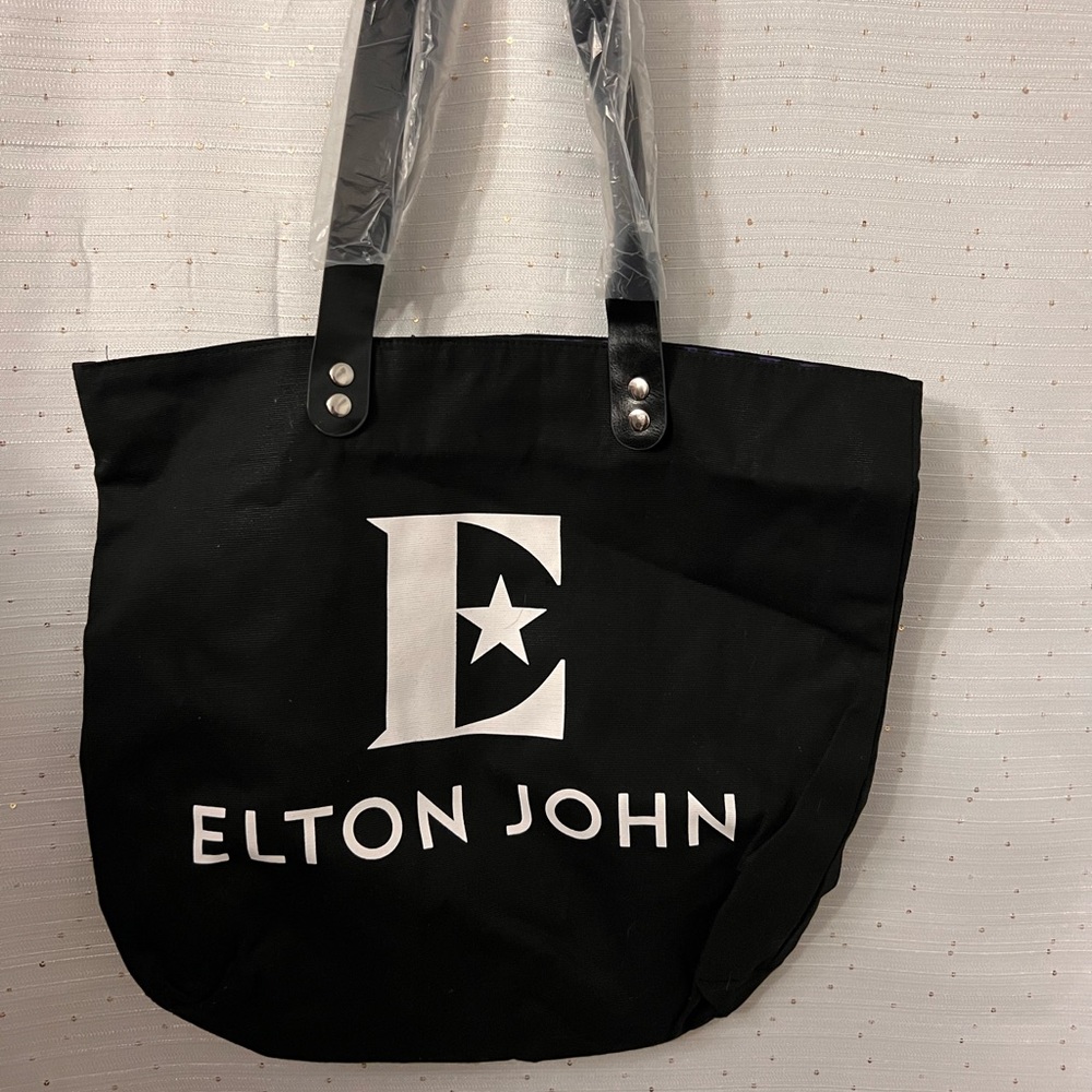 Elton John tote bag